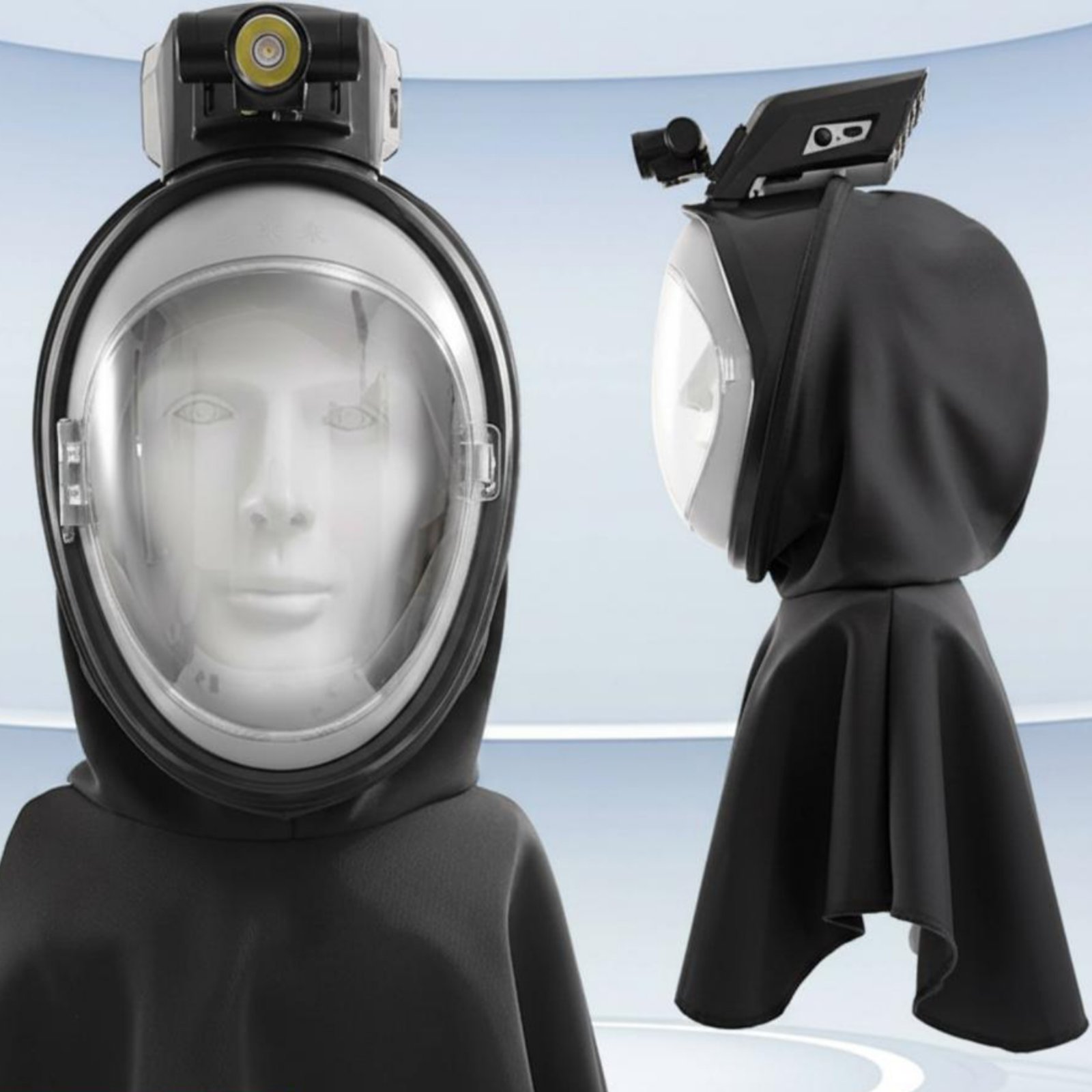 Kn95 Respirator Mask - Elektryczna maska ochronna z wentylatorem, odporzeczną