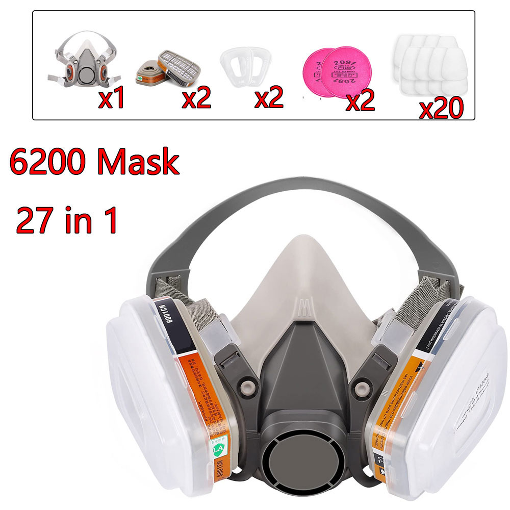 Face Mask Storage Box - Maska gazowa 6200 Zestaw do malowania