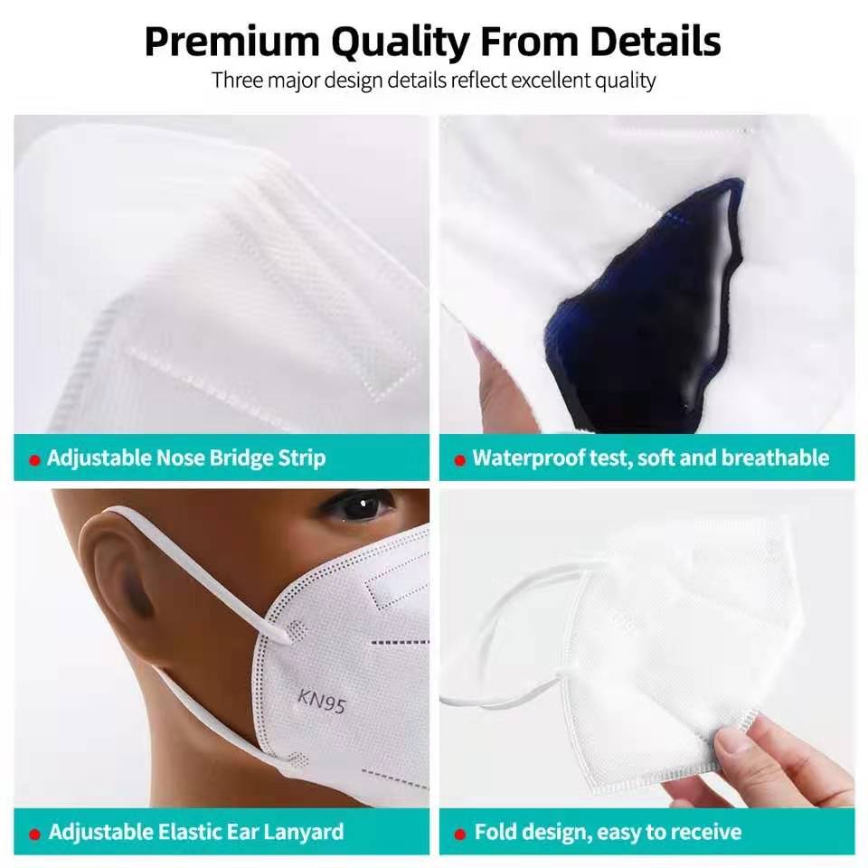 10-100 szt. Masek FFP2 dla dor – Disposable Surgical Mask recenzja i cena
